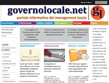 Tablet Screenshot of governolocale.net
